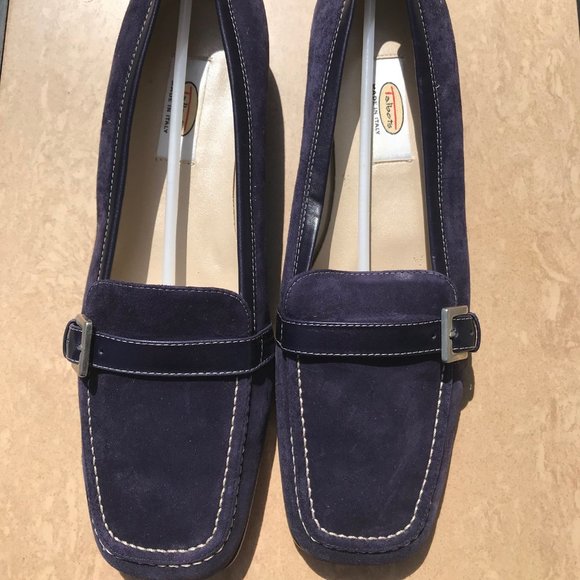 Talbots Shoes - Talbots Royal Purple Suede Loafers - NEW - Size 8-1/2